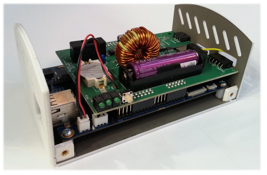 PINE64 with a custom RS485 HAT + power supply