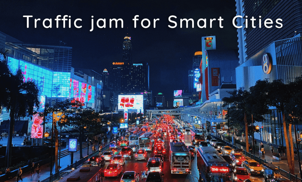 traffic jam for smart cities