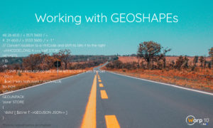 working with geoshapes
