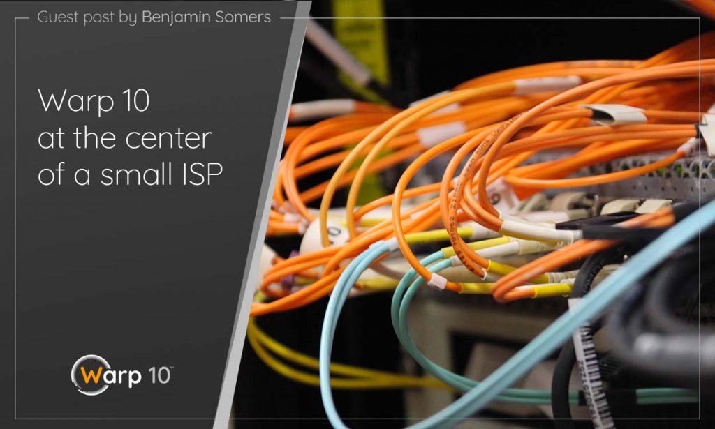 Warp 10 at the center of a small ISP